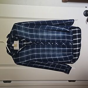 Bella Dahl Blue flannel Size XS